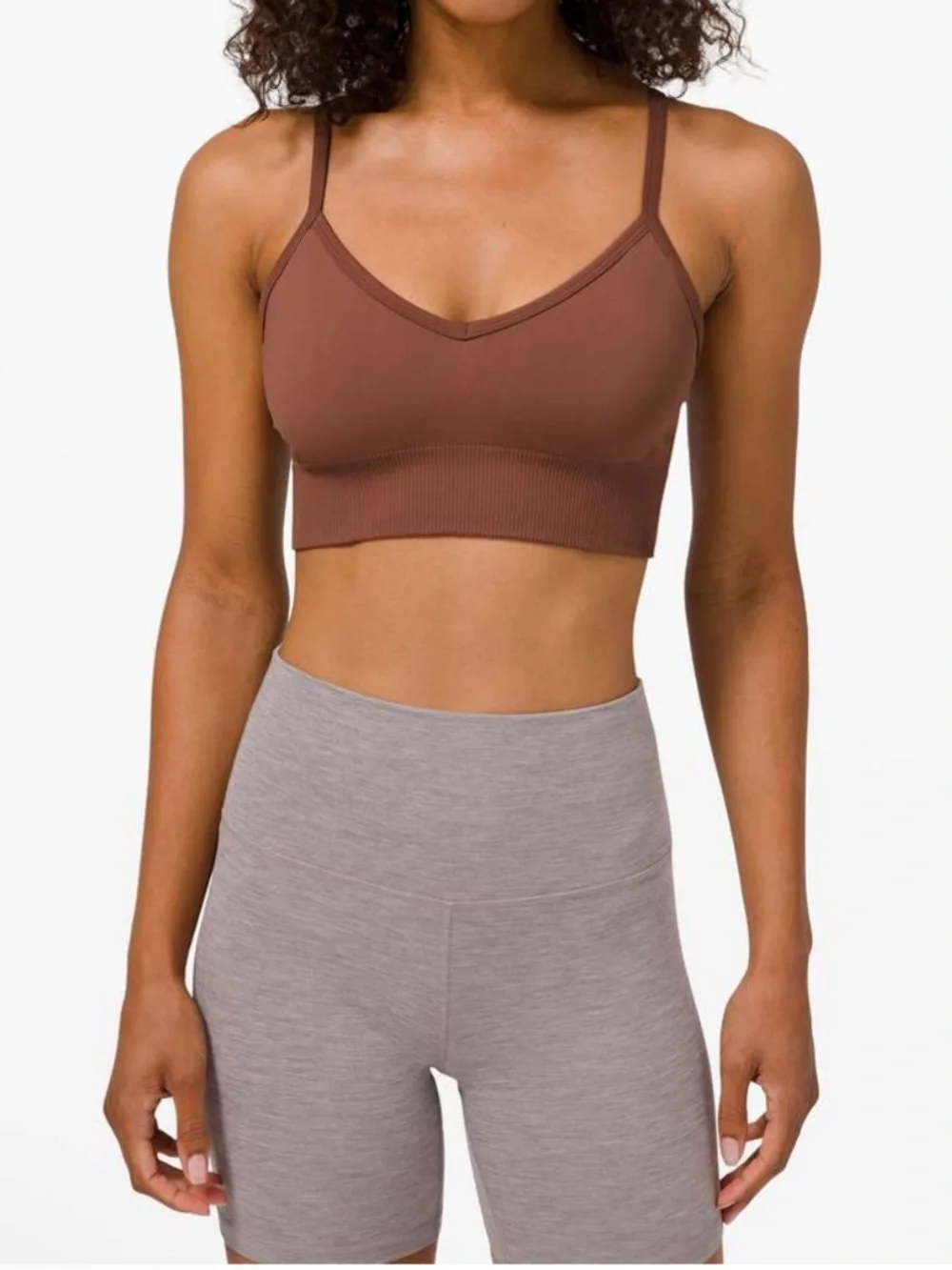 Lululemon Ebb to Street Bra Light Support C/D Cup Ancient Copper Size 4